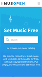 Mobile Screenshot of musopen.org